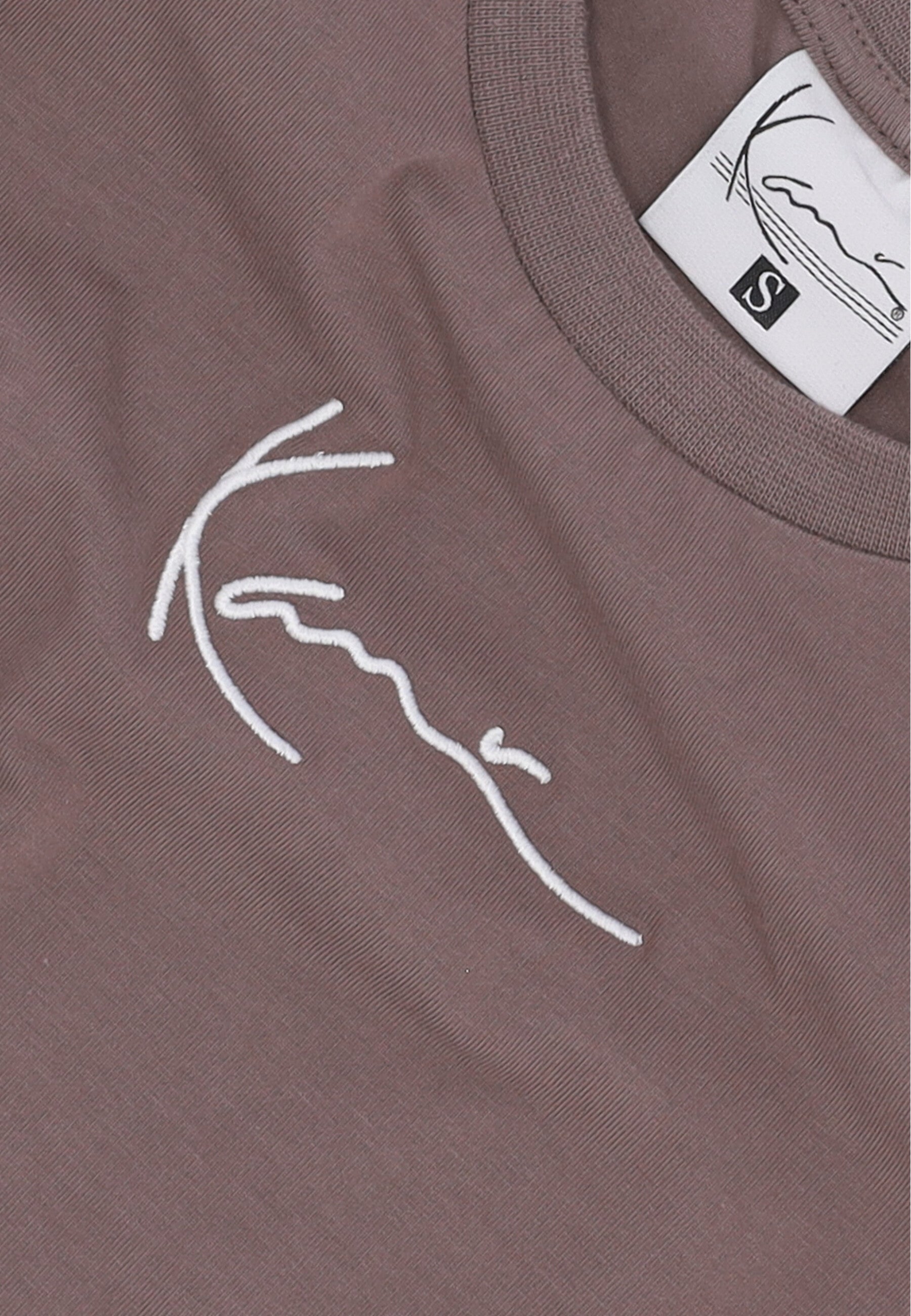 Maglietta Donna W Small Signature Short Tee Taupe 61300018