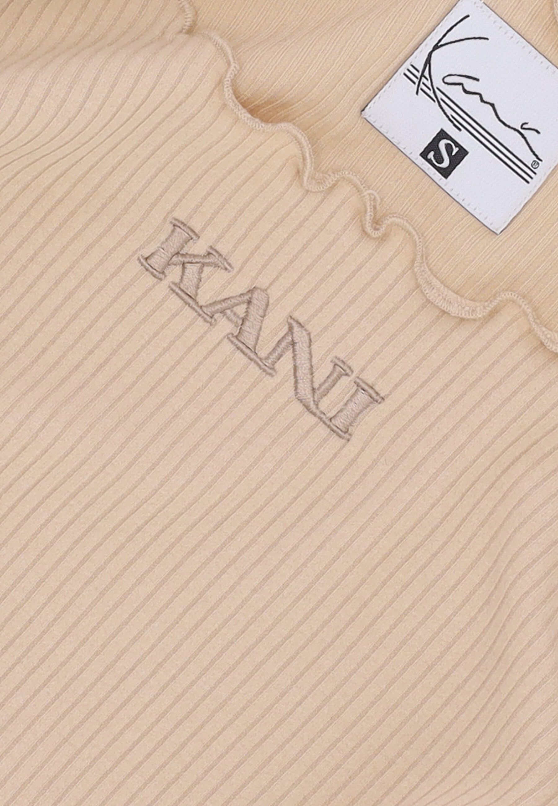 Maglietta Manica Lunga Donna W Retro Short Rib L/s Sand 61240022