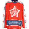 Maglietta Manica Lunga Uomo Astro Star Hockey Top Red B25152