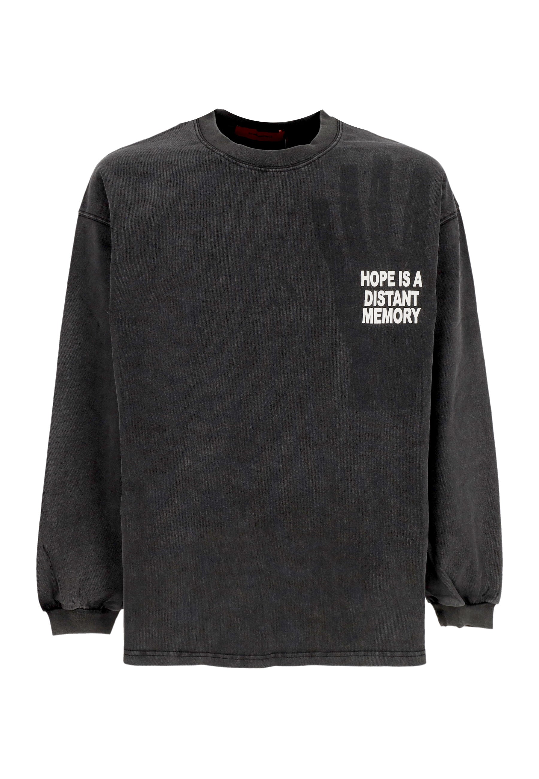 Maglietta Manica Lunga Uomo Hope L/s Tee Washed Black HTDM311304