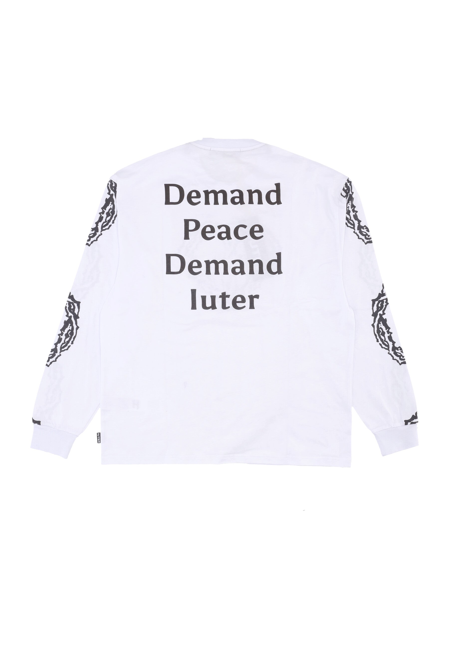 Maglietta Manica Lunga Uomo Thorns L/s Tee White 24WILS08