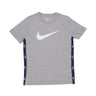 Maglietta Ragazzo Sportswear Club+ Poly Tee Dk Grey Heather HF3404-063