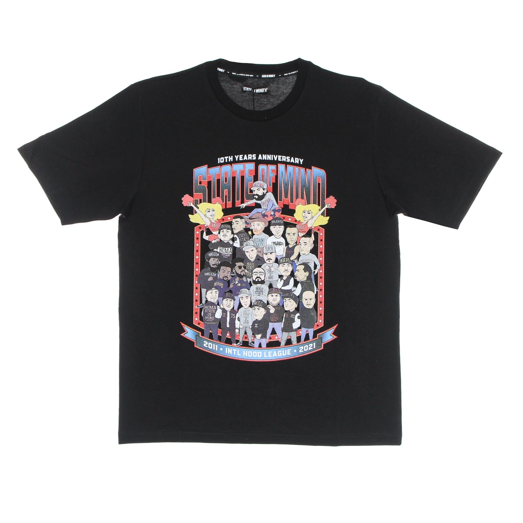 Maglietta Uomo 10th Years Anniversary League Tee Black 22AIM009