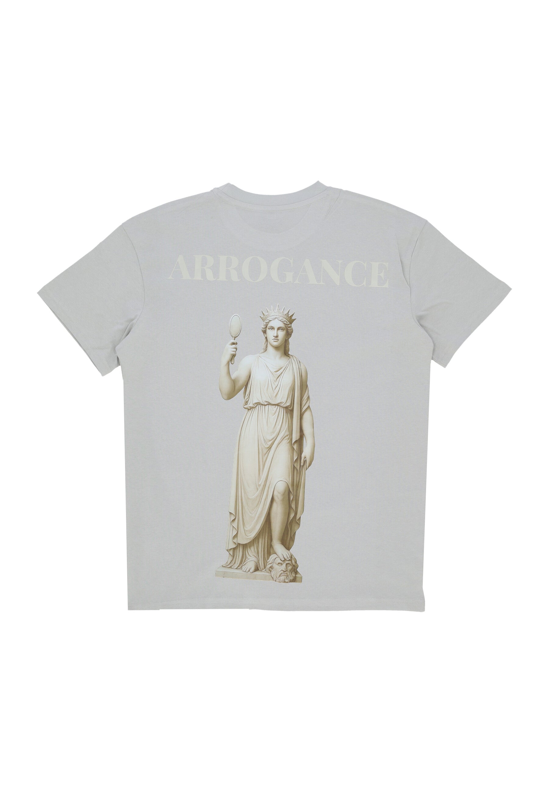 Maglietta Uomo 7sins Arrogance Tee Light Asphalt MEA007-TS-7SINS-ARROGANCE