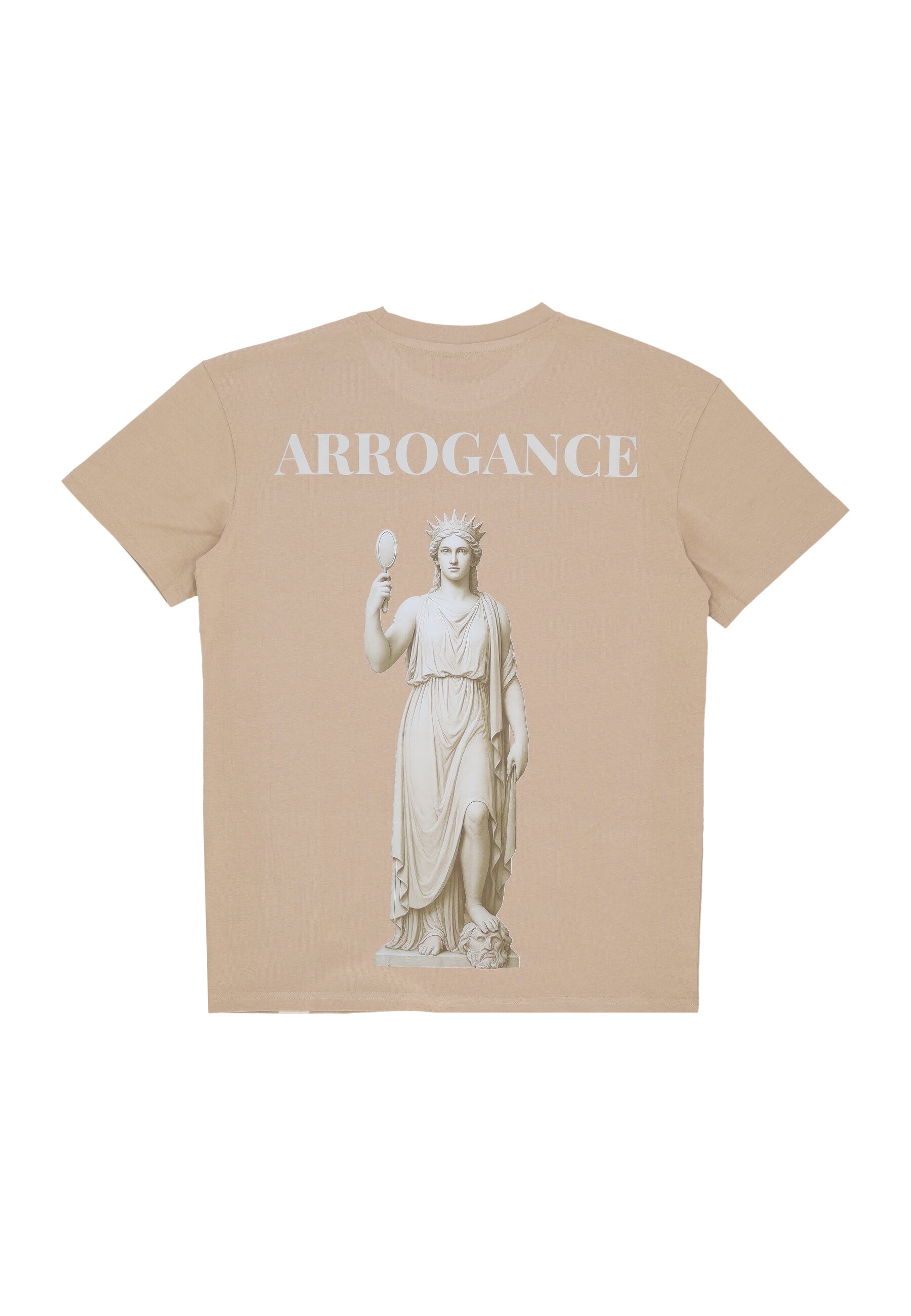 Maglietta Uomo 7sins Arrogance Tee Union Beige MEA007-TS-7SINS-ARROGANCE