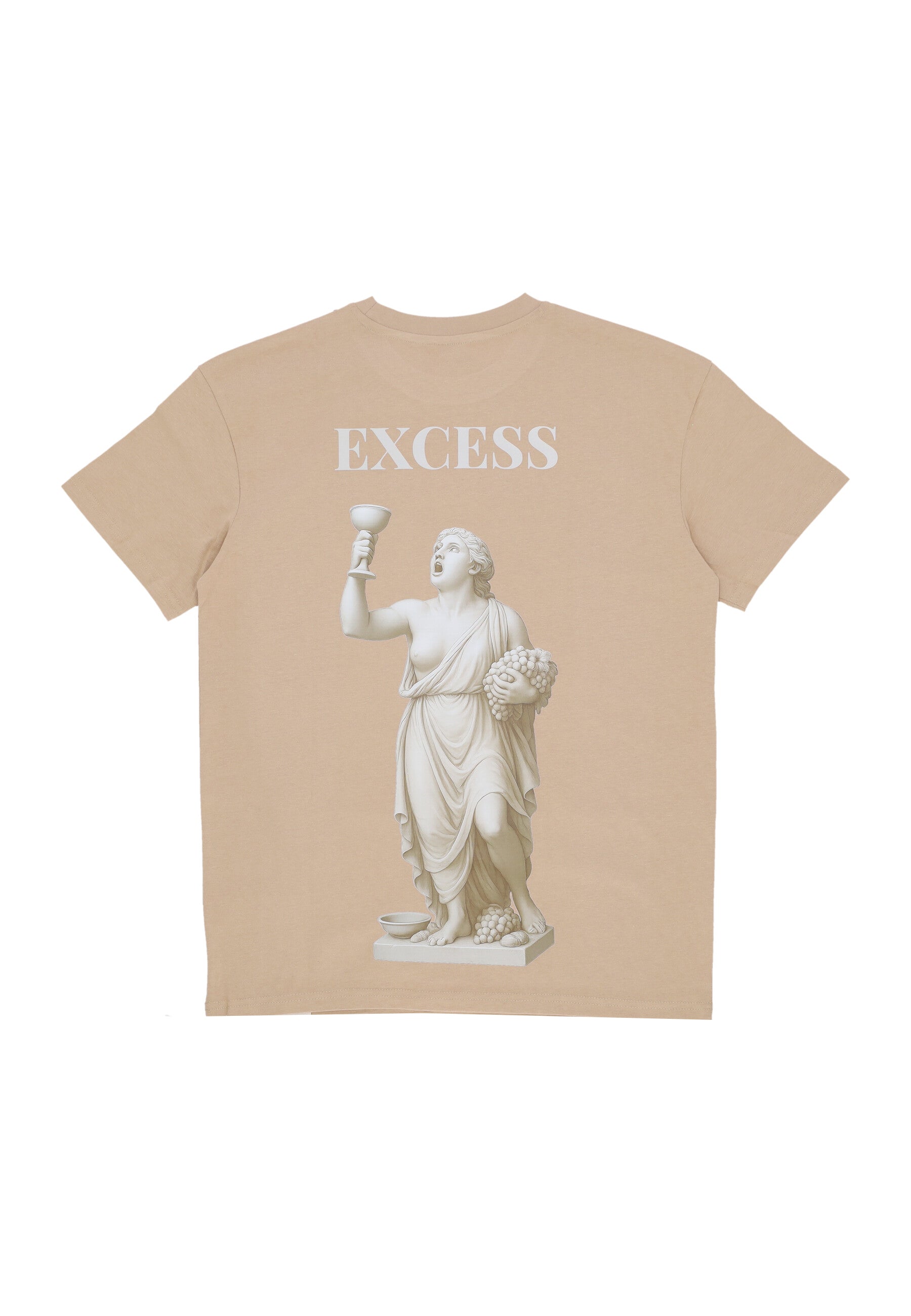 Maglietta Uomo 7sins Excess Tee Union Beige MEA001-TS-7SINS-EXCESS