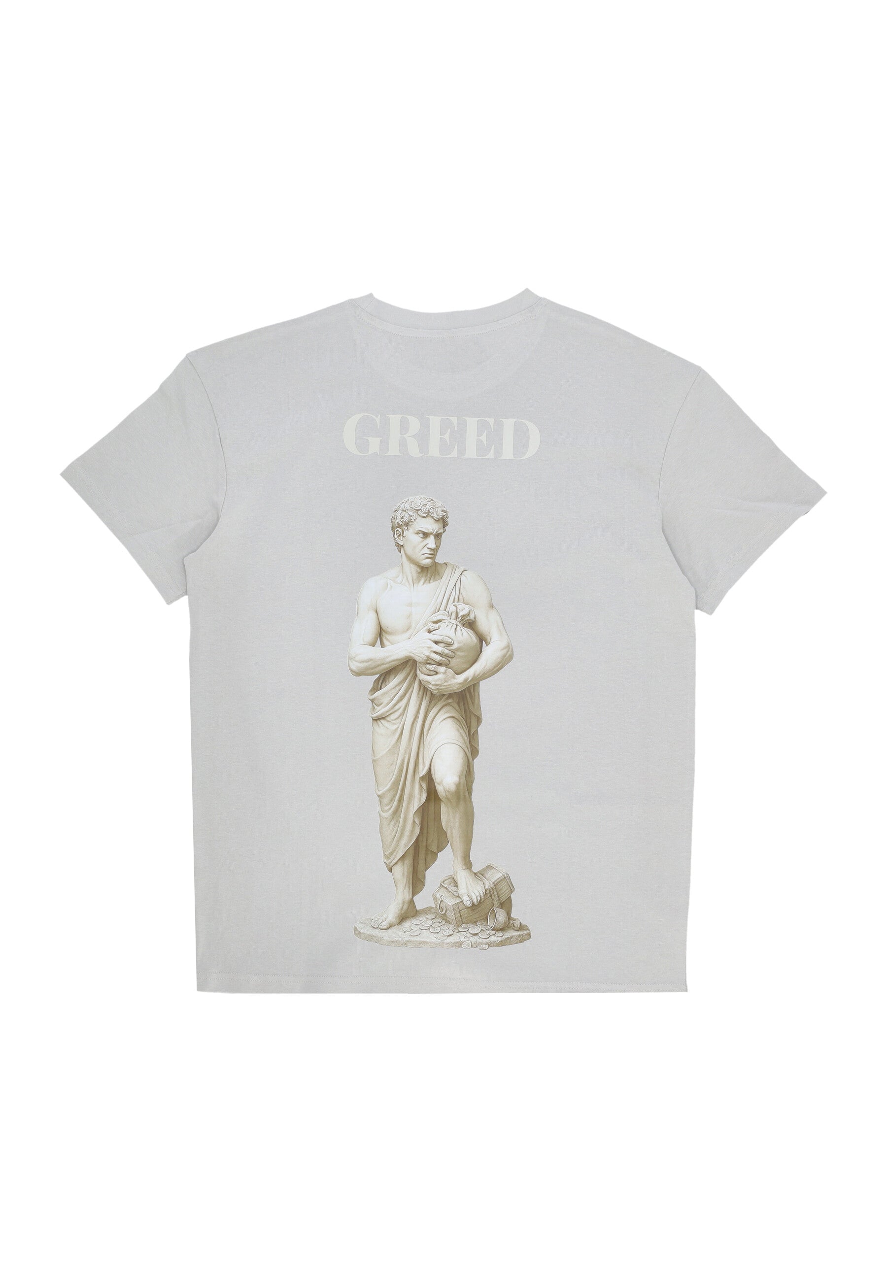 Maglietta Uomo 7sins Greed Tee Light Asphalt MEA003-TS-7SINS-GREED