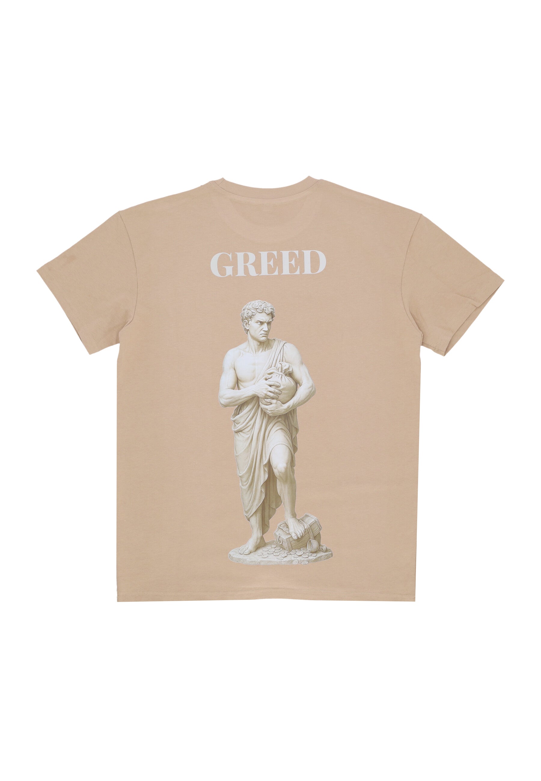 Maglietta Uomo 7sins Greed Tee Union Beige MEA003-TS-7SINS-GREED