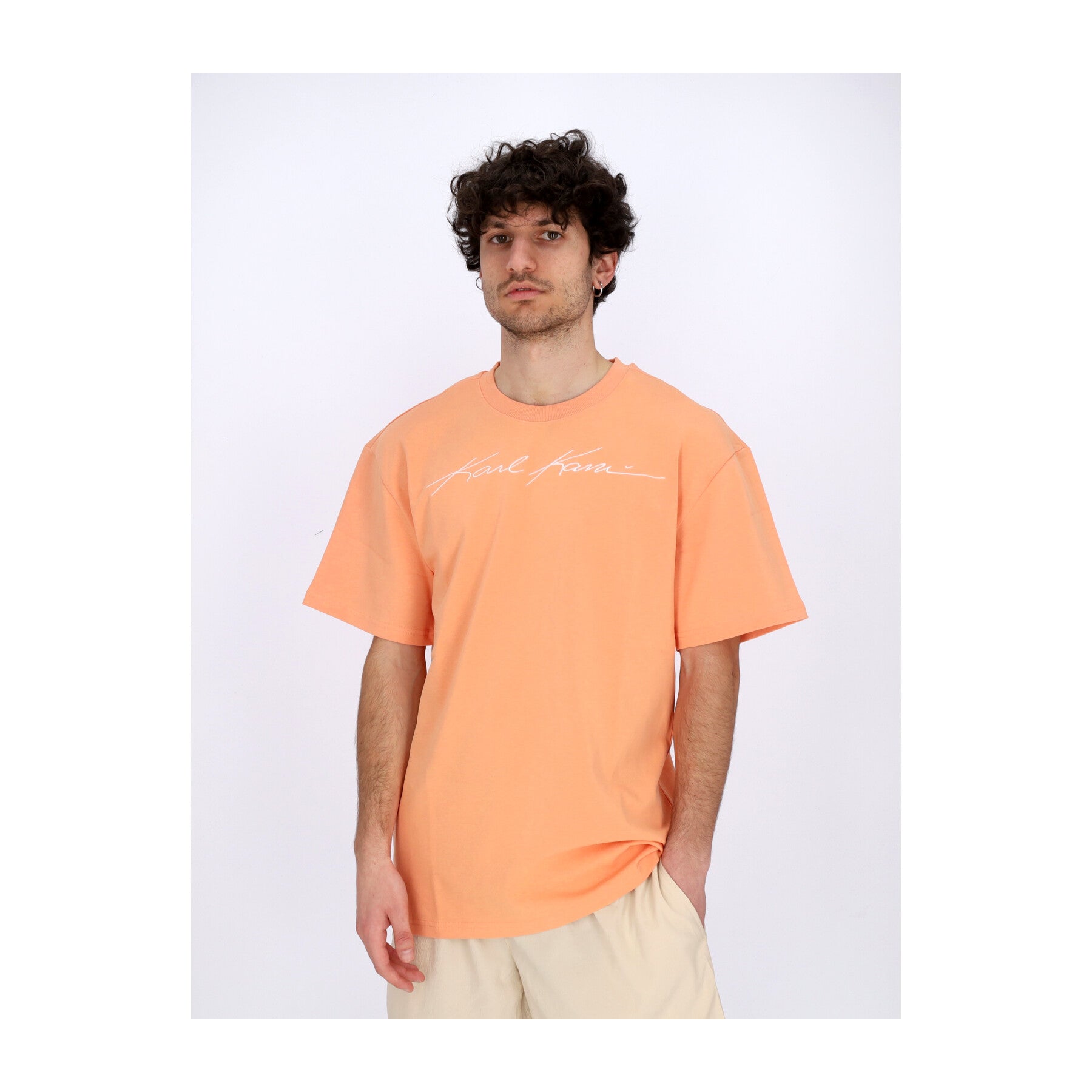 Maglietta Uomo Autograph Heavy Jersey Boxy Tee Apricot 6069172