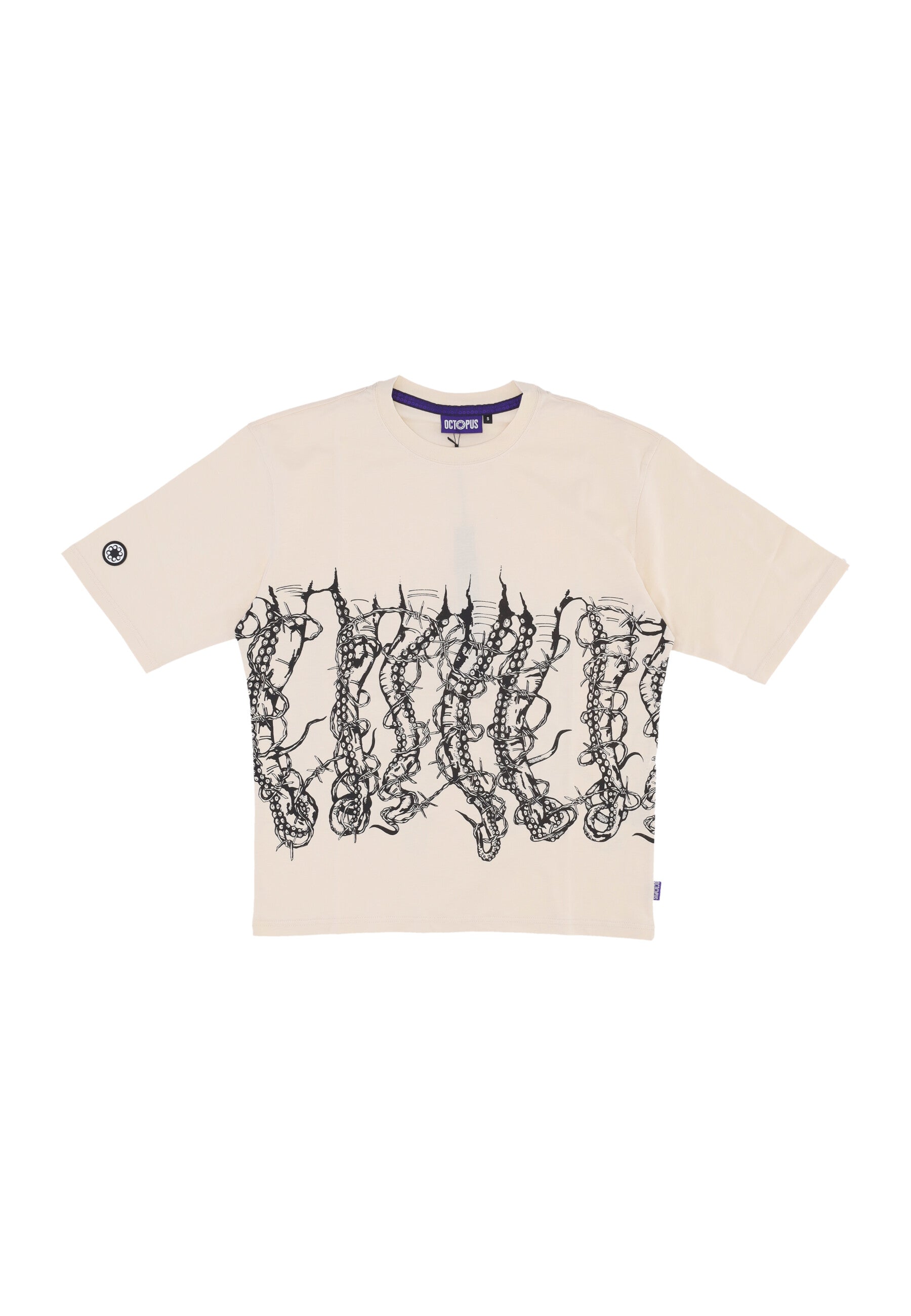 Maglietta Uomo Barbed Wire Tee Cream 24WOTS62