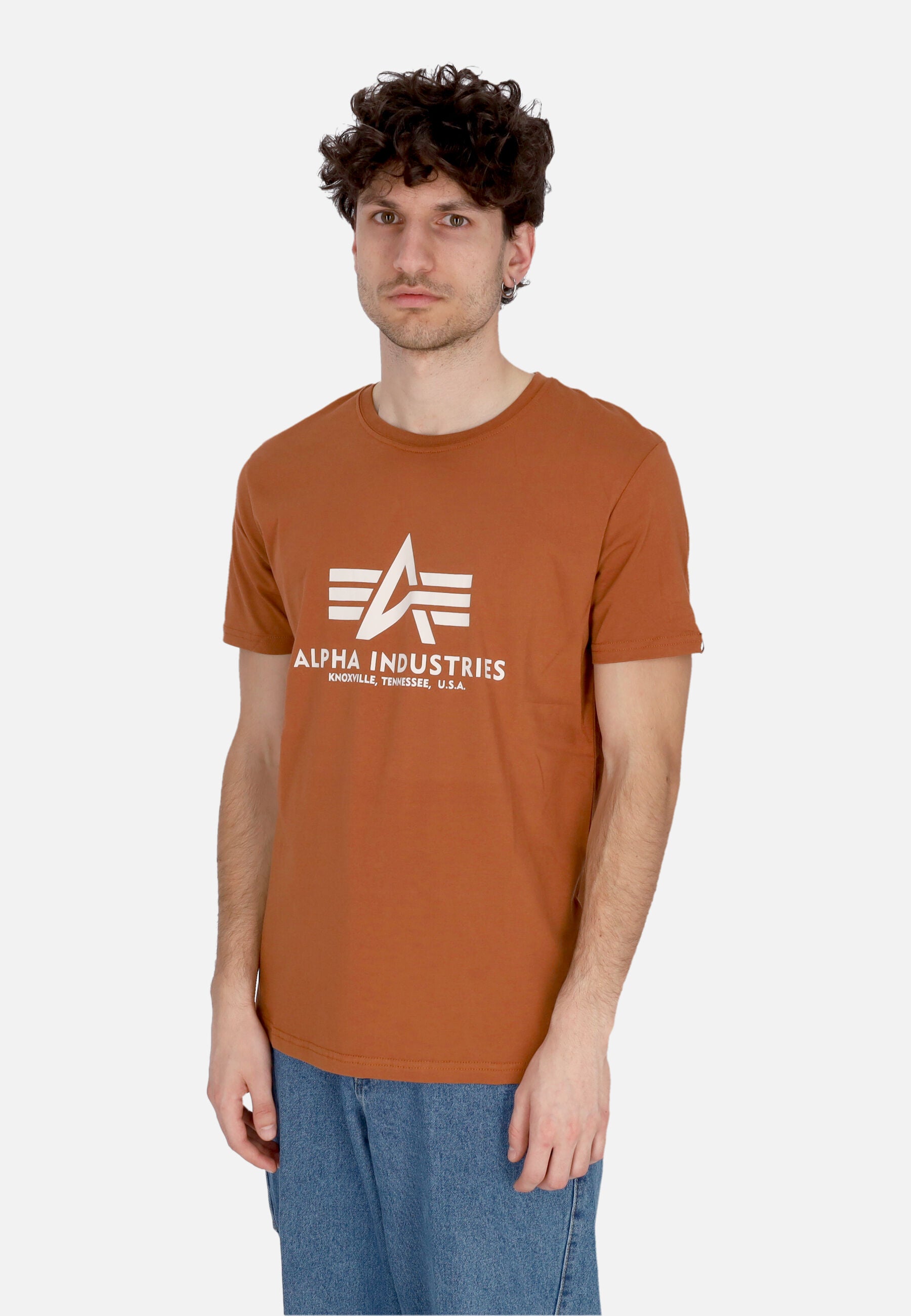 Maglietta Uomo Basic Tee Hazel Brown 100501AI