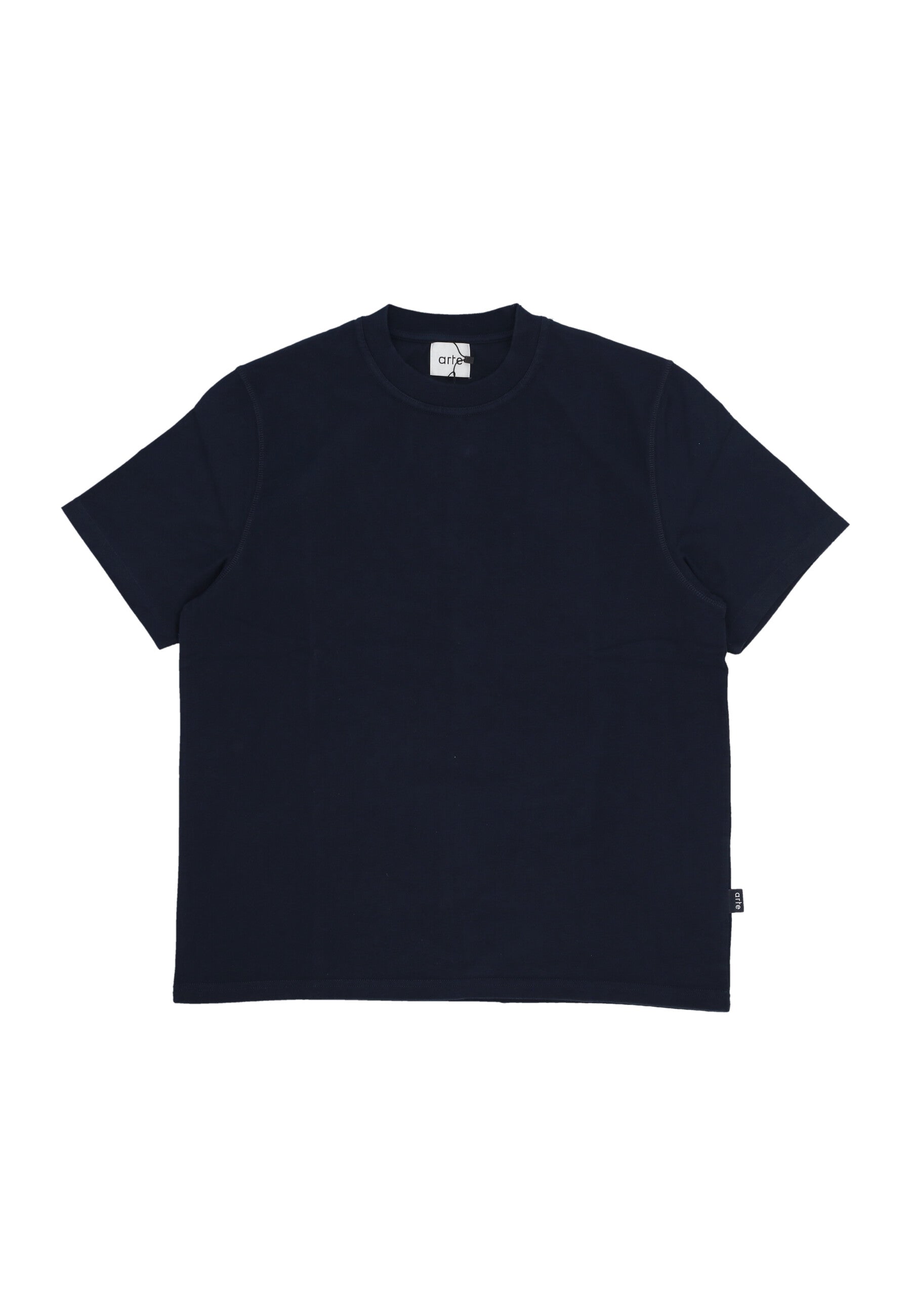 Maglietta Uomo Block Print T-shirt Navy 100T