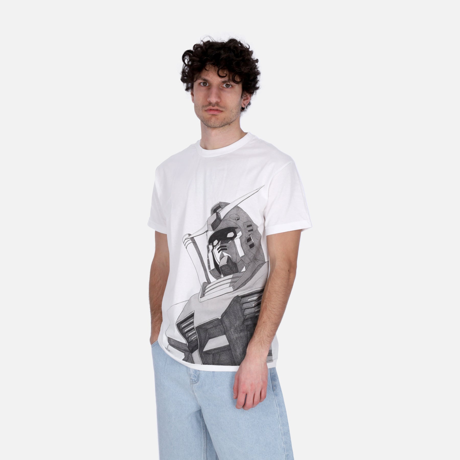 Maglietta Uomo Breakthrough Tee X Gundam White TS02315