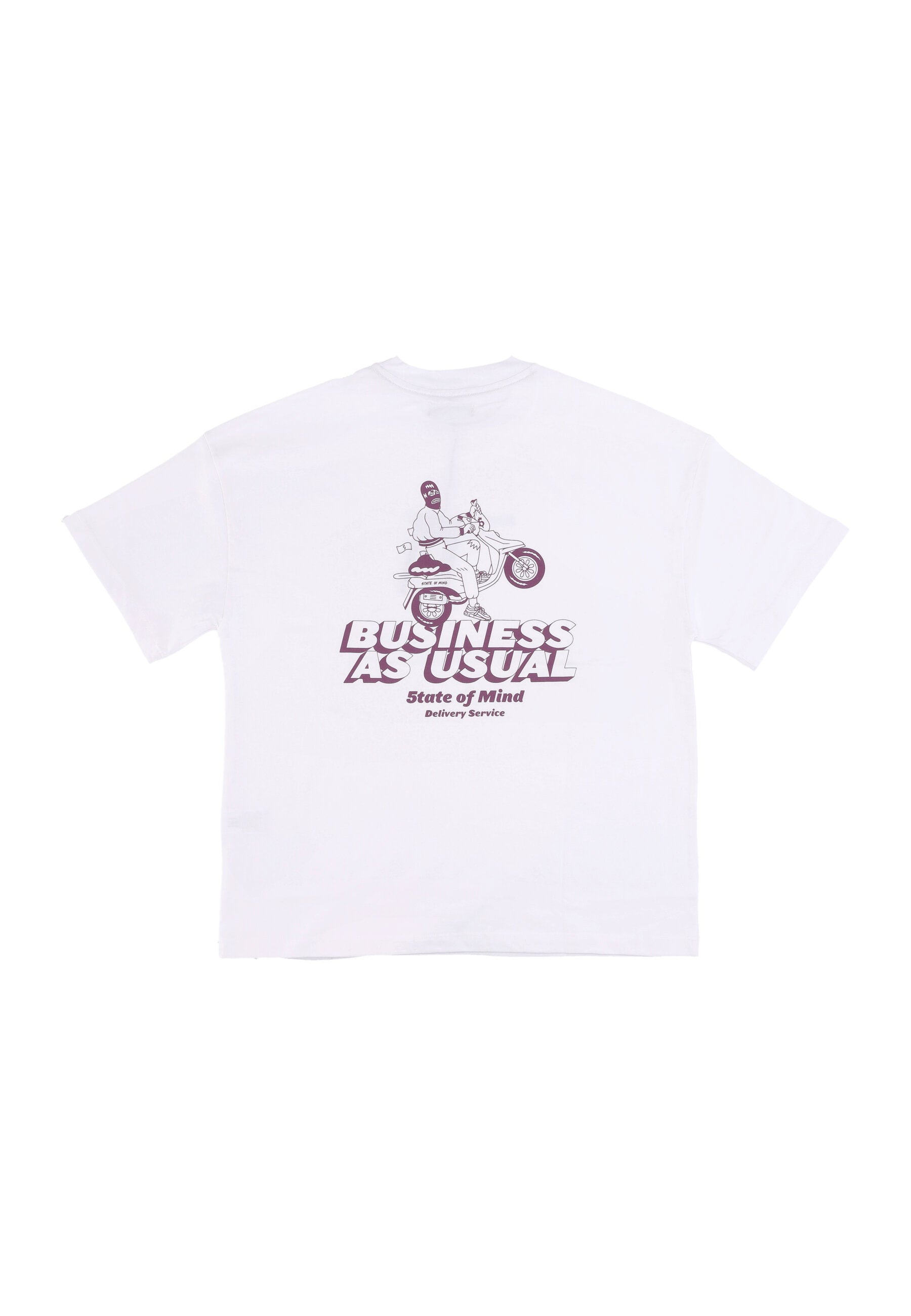 Maglietta Uomo Business As Usual White TSSOM4131