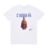 Maglietta Uomo C' Aggia Fa' Tee White ATIPICI098-TS-CAGGIA