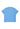 T-shirt avec logo circulaire pour homme, bleu, 107TB