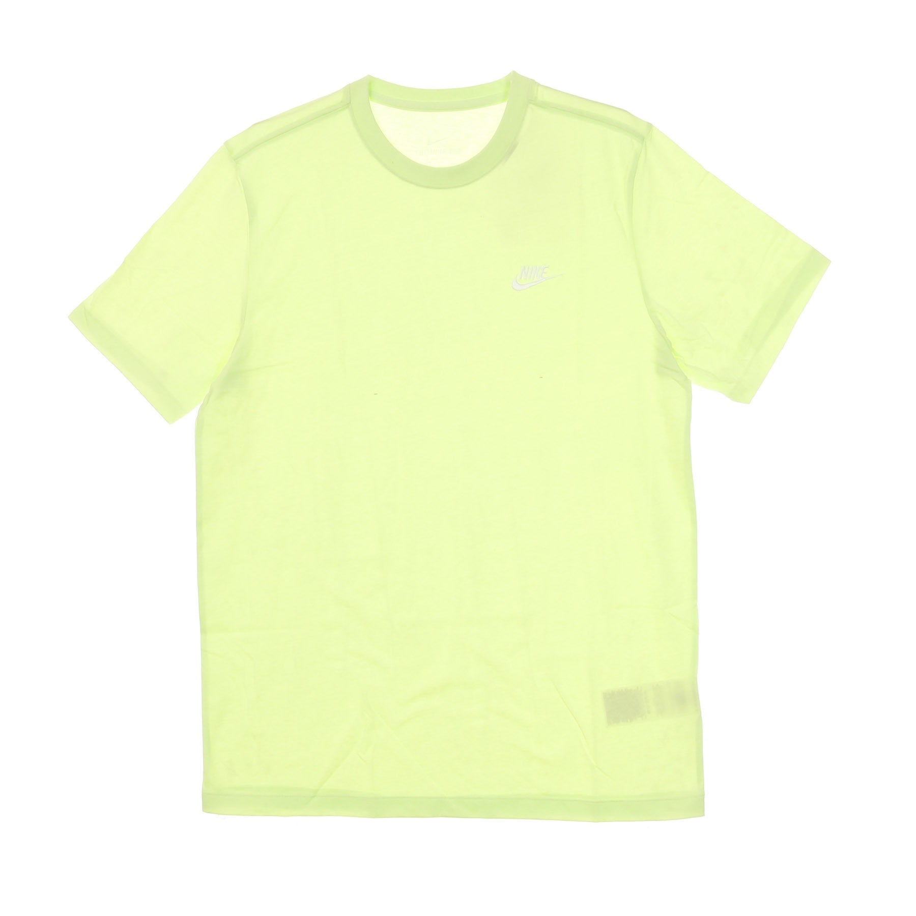 Maglietta Uomo Club Tee Lt Liquid Lime/white AR4997