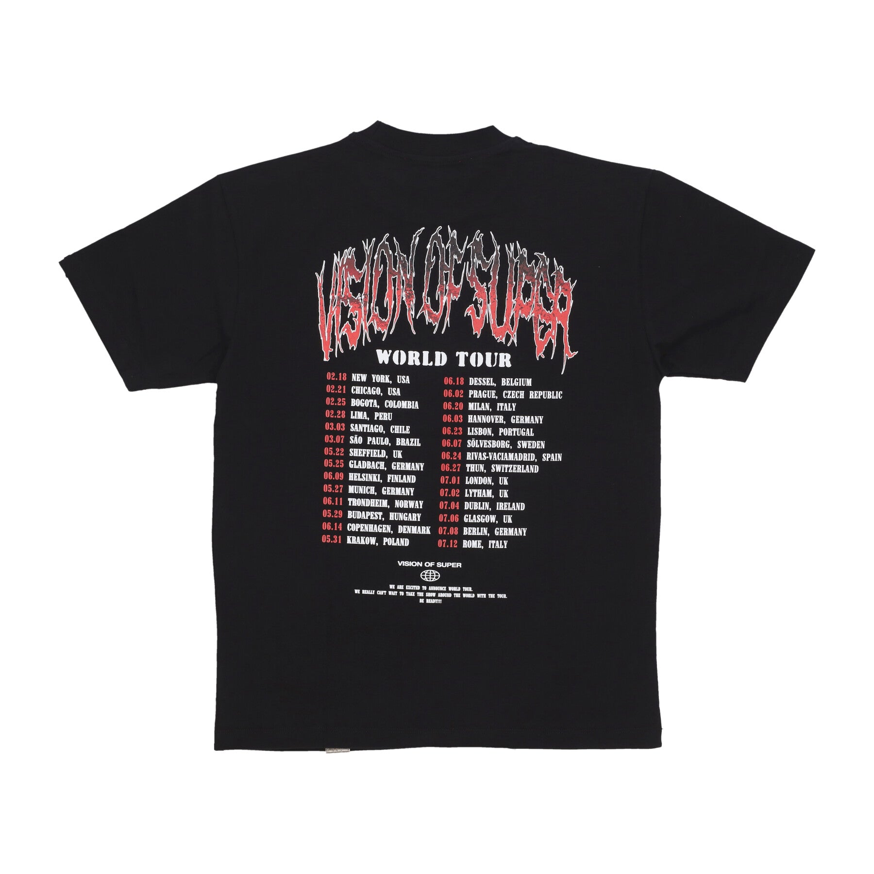 Maglietta Uomo Cobra Mouth Print Tee Black VS01120