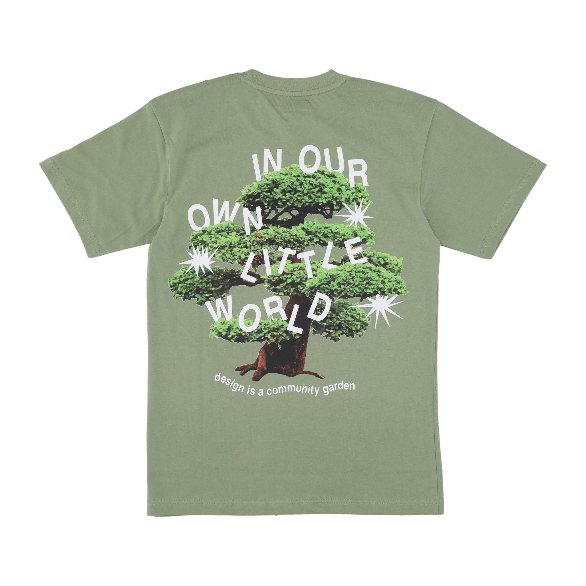 Maglietta Uomo Community Garden Tee Washed Black 399001761