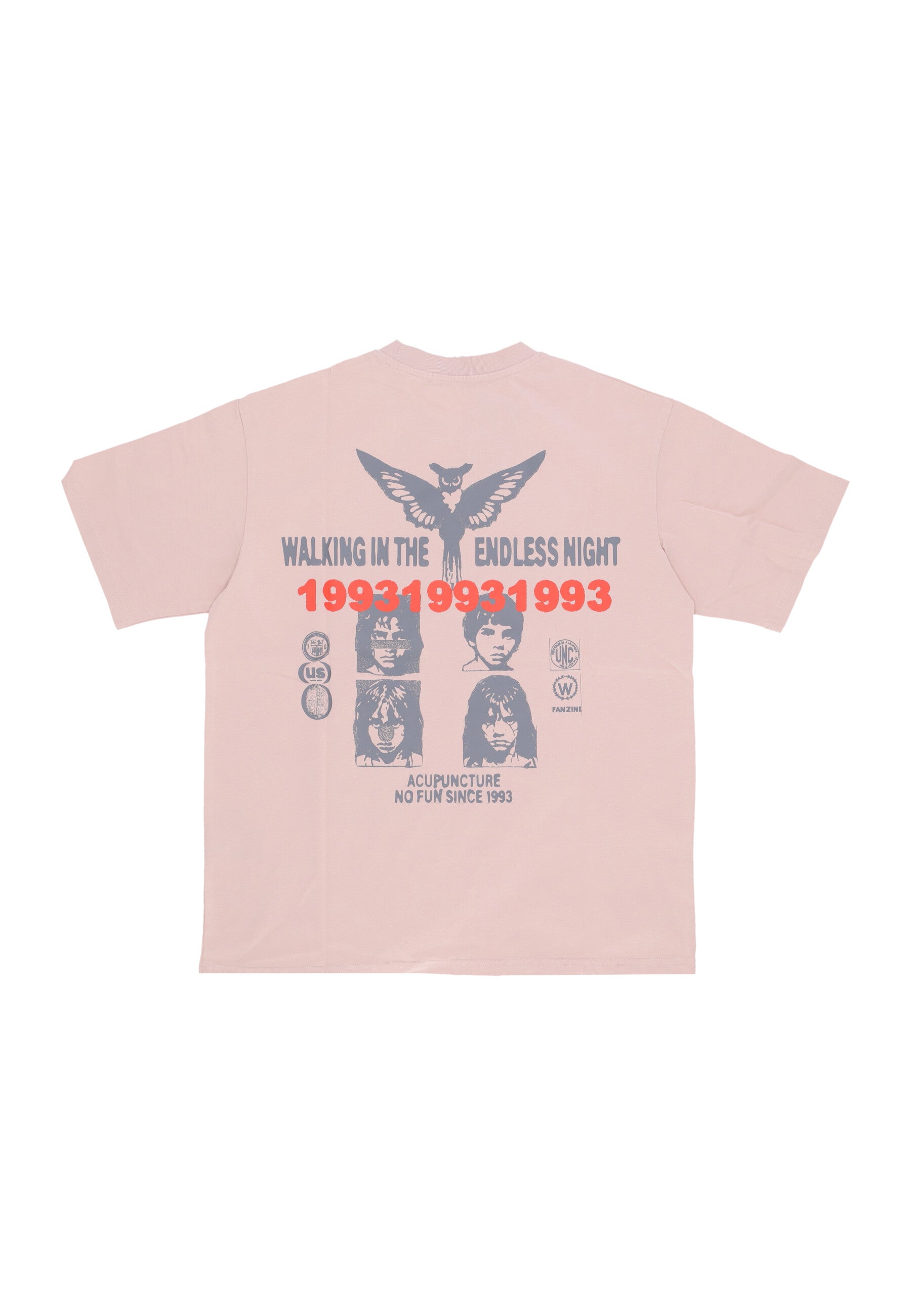 Maglietta Uomo Endless Tee Pink Grey HTDM320504