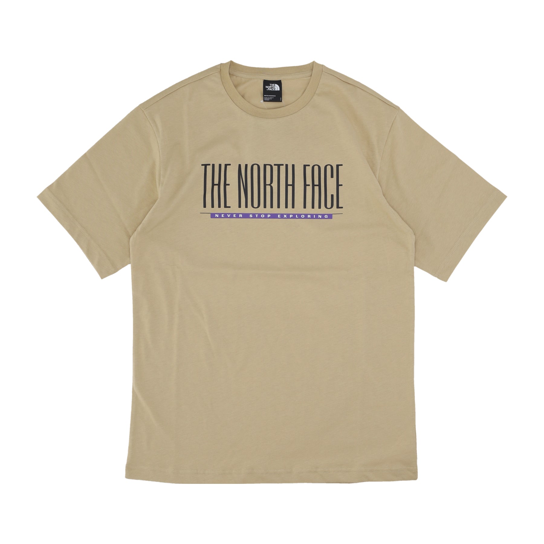 Maglietta Uomo Est 1966 Tee Khaki Stone NF0A87E7LK51