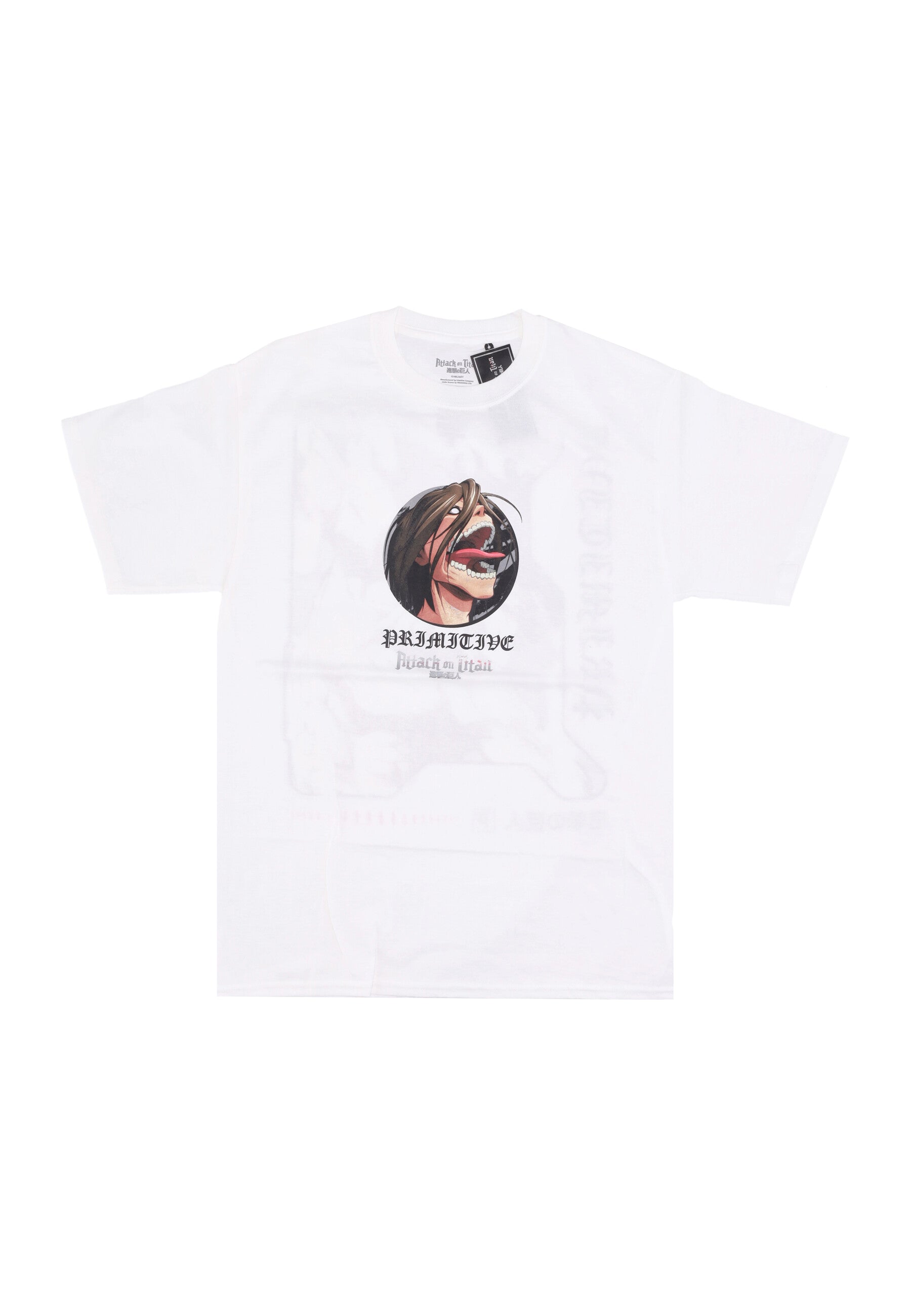 Maglietta Uomo Future Memory Tee X Attack On Titan White PRASSP2418