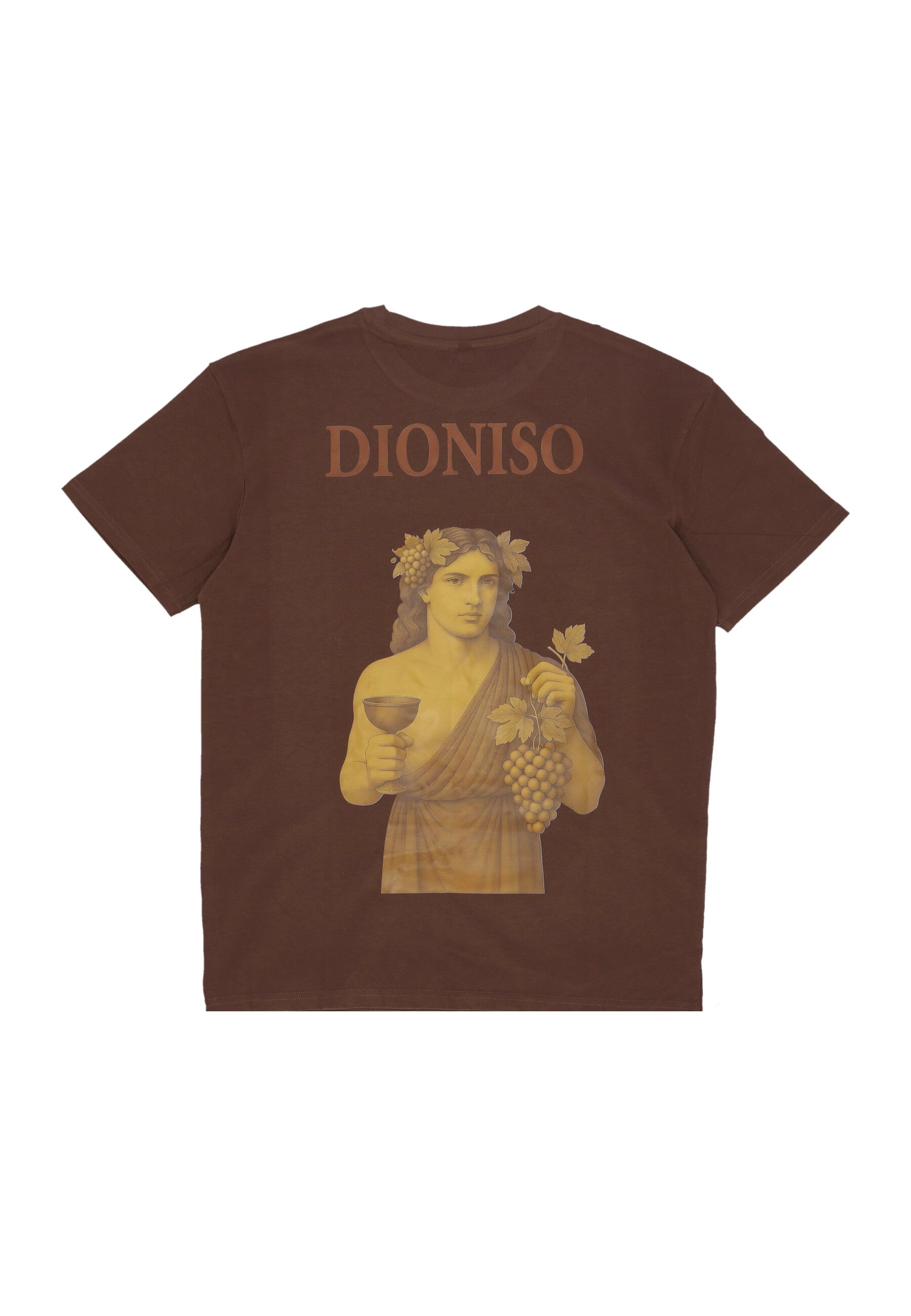 Maglietta Uomo Gods Dioniso Tee Chocolate Brown TOG005-TS-GODS-DIONI