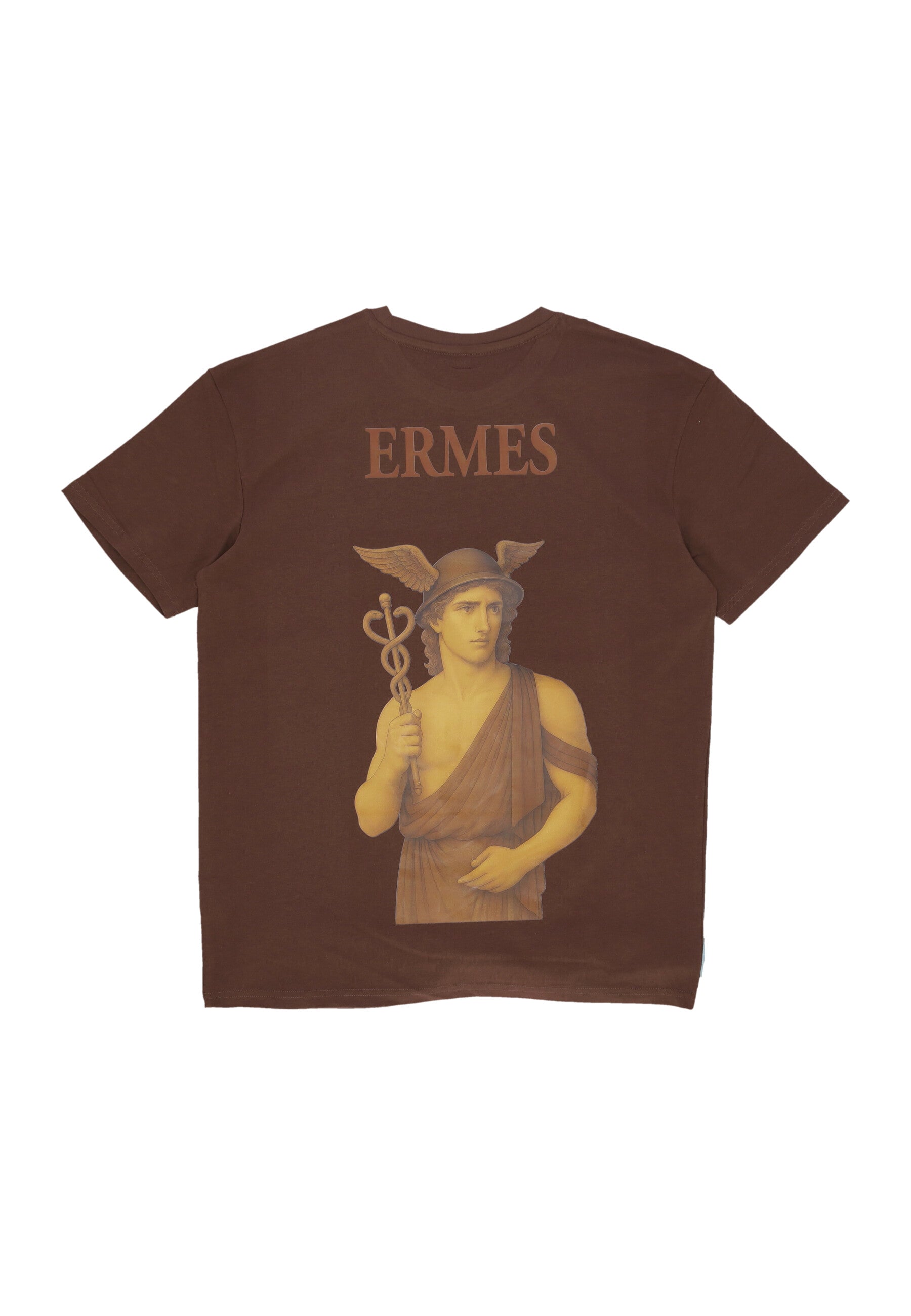 Maglietta Uomo Gods Ermes Tee Chocolate Brown TOG010-TS-GODS-ERMES