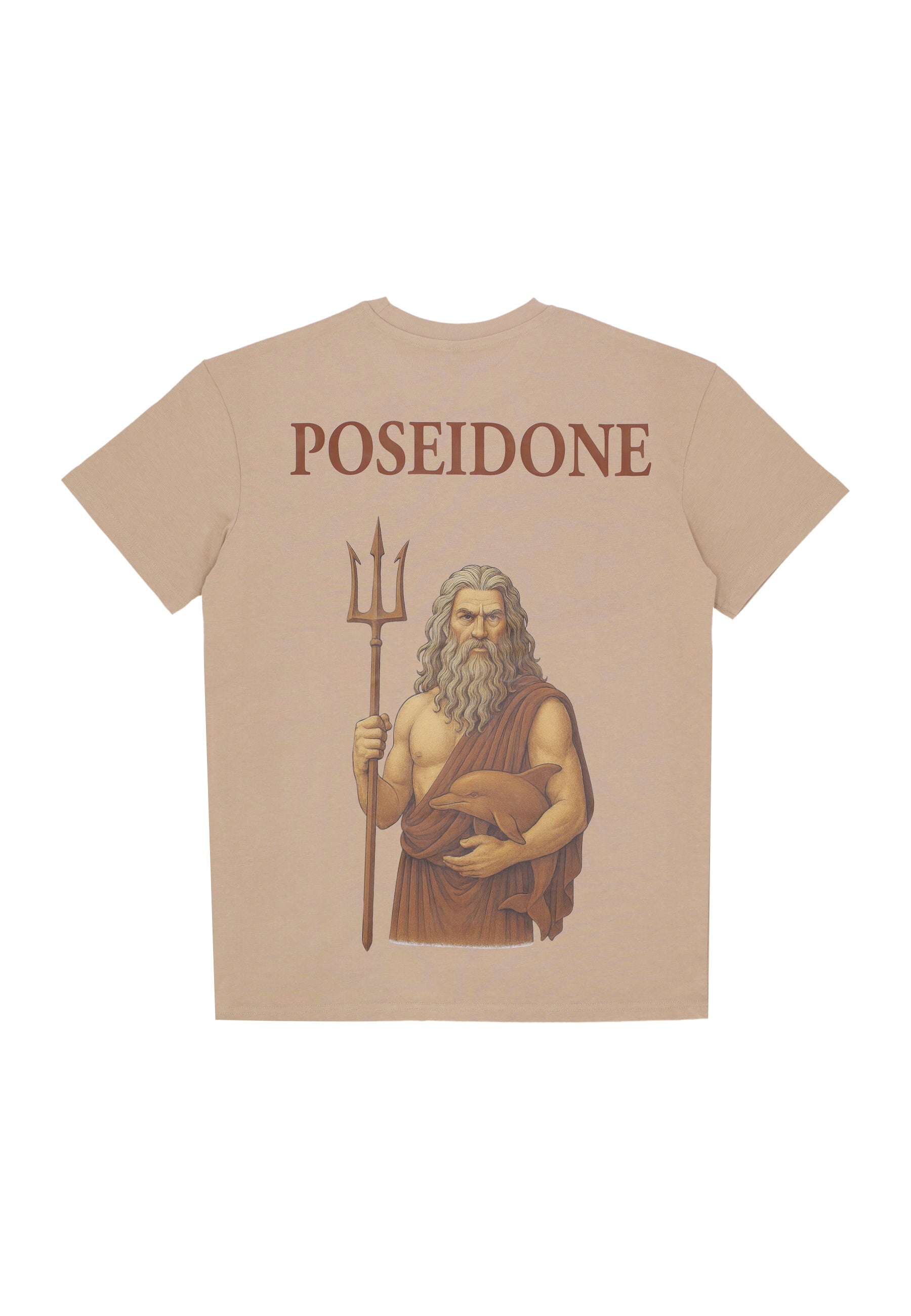 Maglietta Uomo Gods Poseidone Tee Union Beige TOG002-TS-GODS-POSE