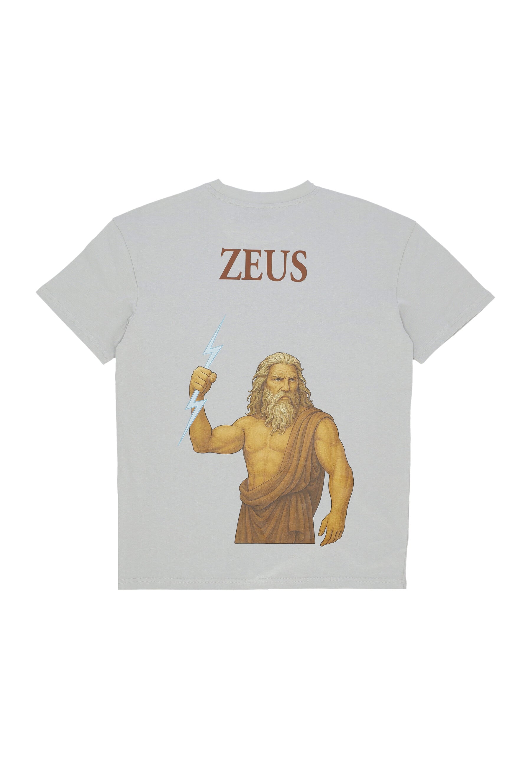 Maglietta Uomo Gods Zeus Tee Light Asphalt TOG001-TS-GODS-ZEUS