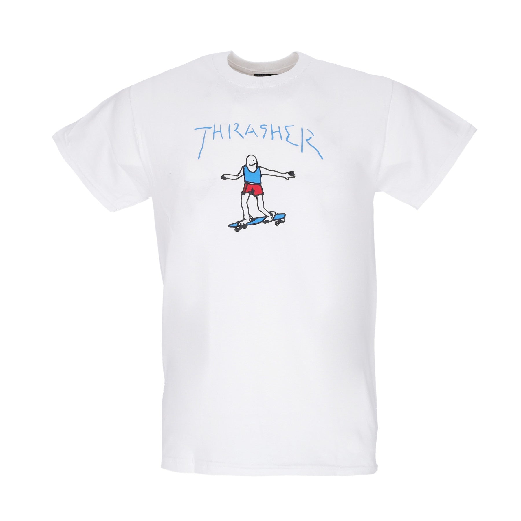 Maglietta Uomo Gonz Logo Tee White/blue/red E20THRGON
