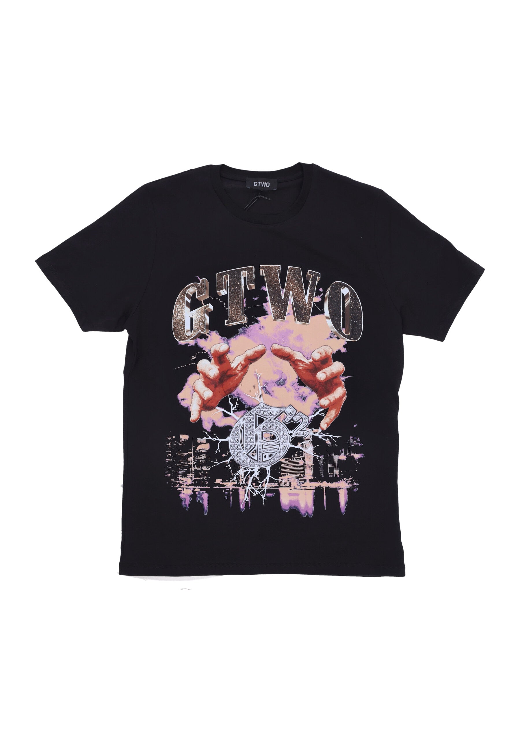 Maglietta Uomo Hands On Tee Black G-18