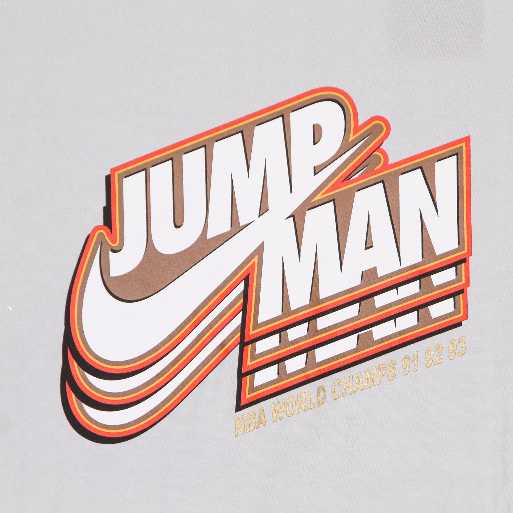 Maglietta Uomo Jumpman Gfx Tee Grey Fog/metallic Gold DC9773