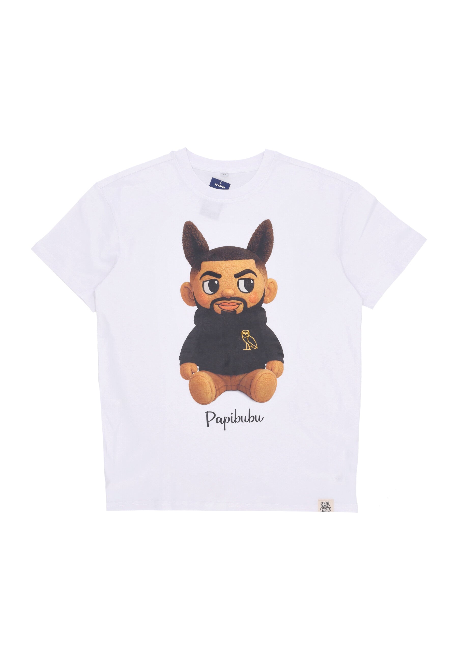 Maglietta Uomo Labubu Papi  Tee White HOF001-TS-LABUBU-PAPI