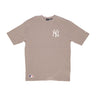 Maglietta Uomo Mlb League Essentials Lc Oversize Tee Neyyan Air Grey/off White 60435555