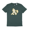Maglietta Uomo Mlb Primary Logo Graphic Tee Oakath Dark Green 108M-0565-FZ-6GZ