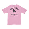 Maglietta Uomo Mlb Wordmark Oversize Tee Losdod Full Pink/black 60435526