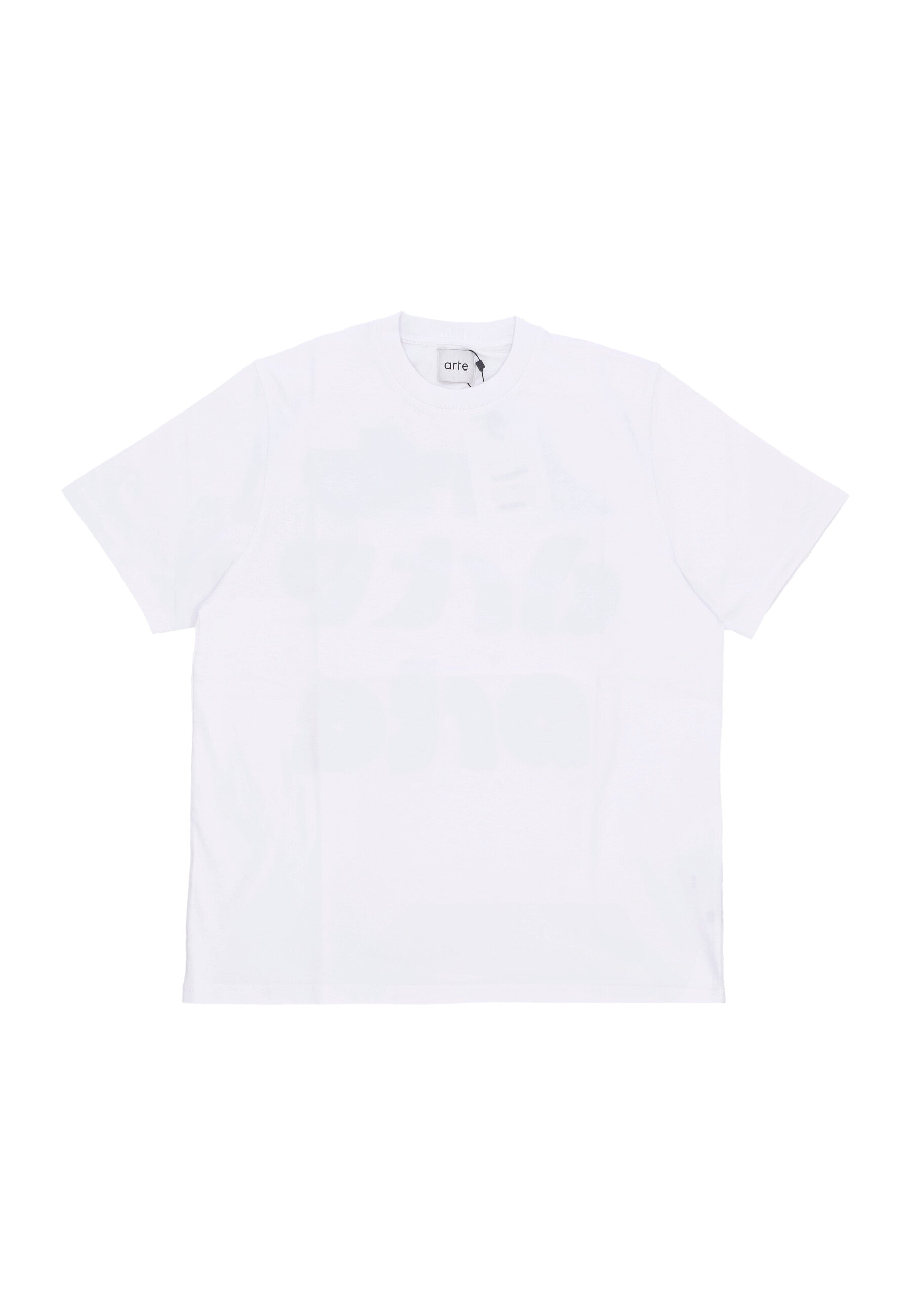 Maglietta Uomo Multi Logo Print Tee White 092T