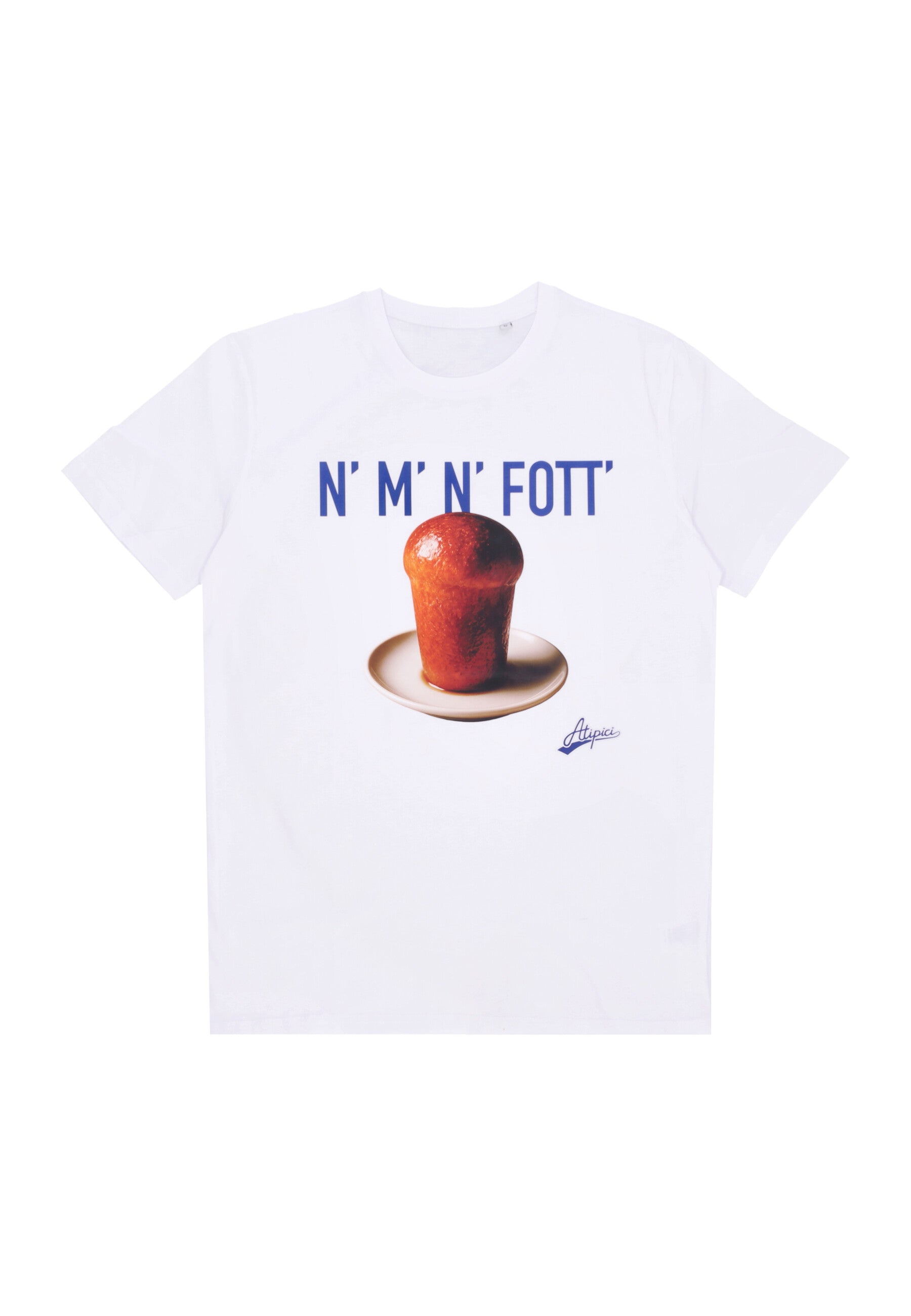 Maglietta Uomo N' M' N' Fott' Tee White ATIPICI101-TS-NMNFOT