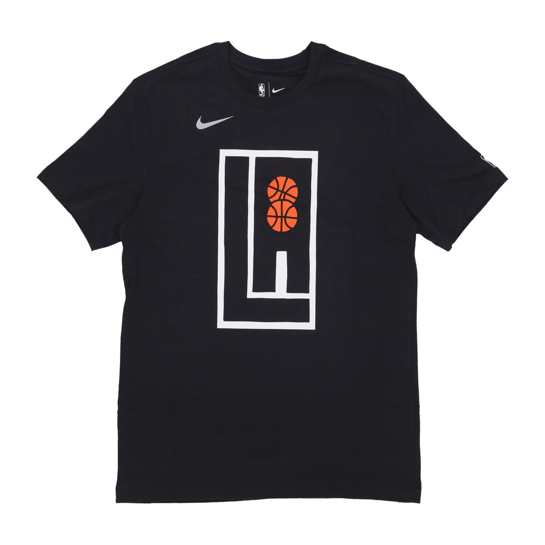Maglietta Uomo Nba City Edition Essential Logo Tee Losclip Black FN1161-010