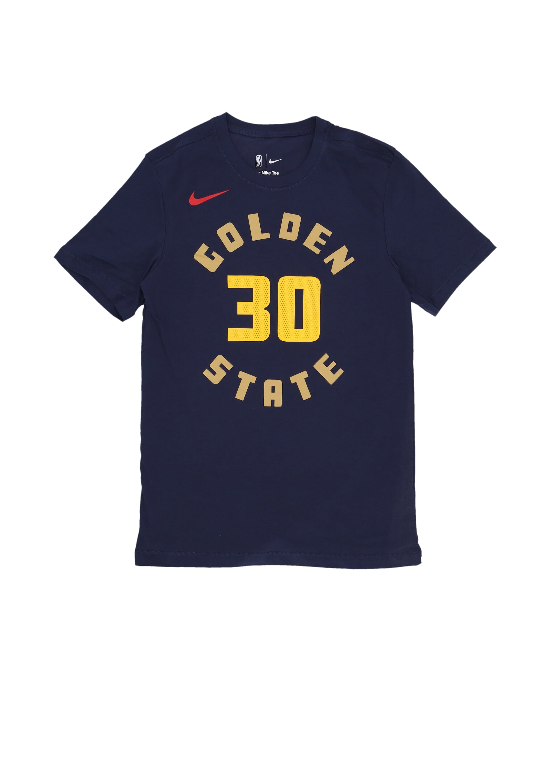 NBA City Edition Herren T -Shirt Tee Nr. 30 Stephen Curry Golwar College Navy