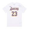Maglietta Uomo Nba Essential Tee No 23 Lebron James Loslak White DR6380-108