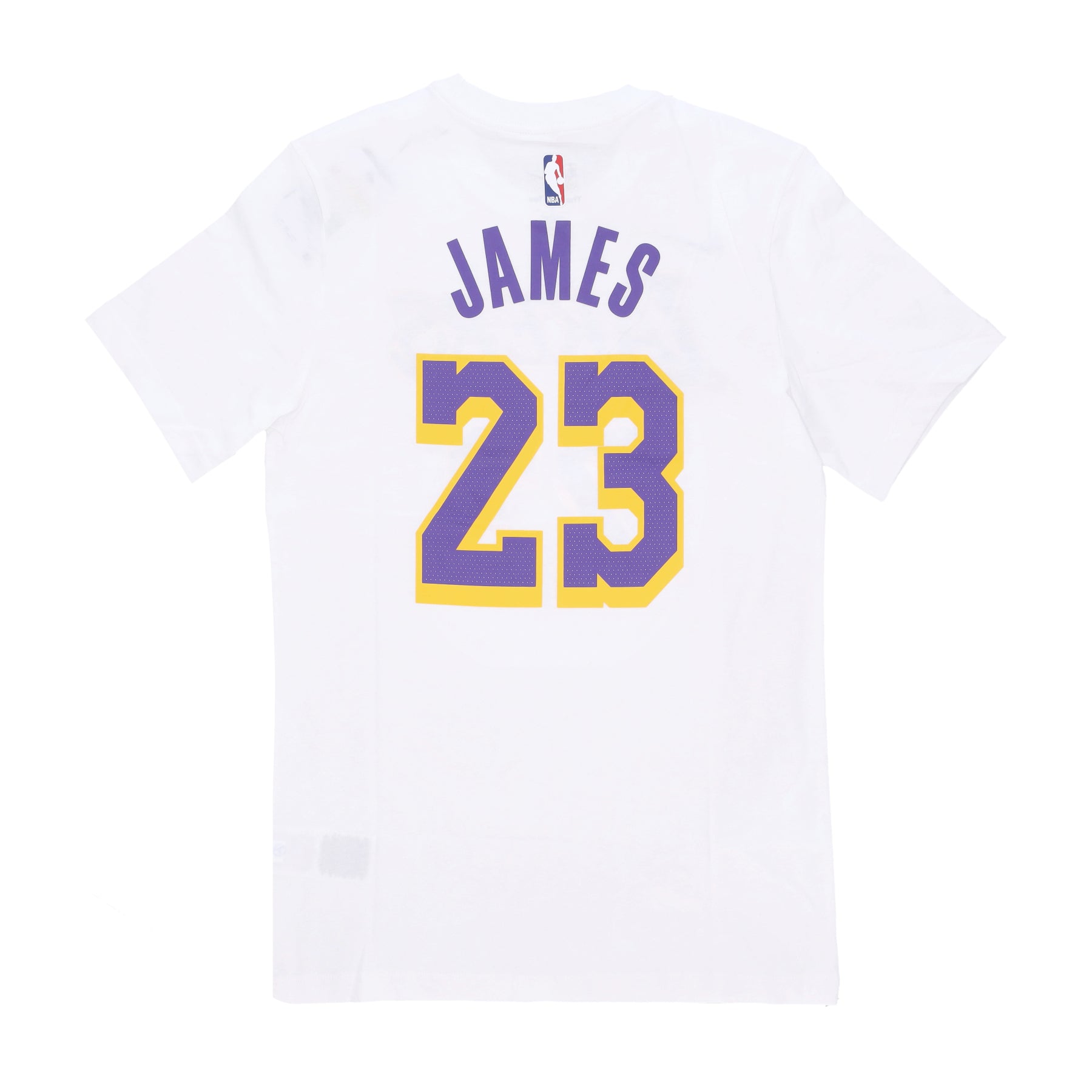 Maglietta Uomo Nba Essential Tee No 23 Lebron James Loslak White DR6380-108