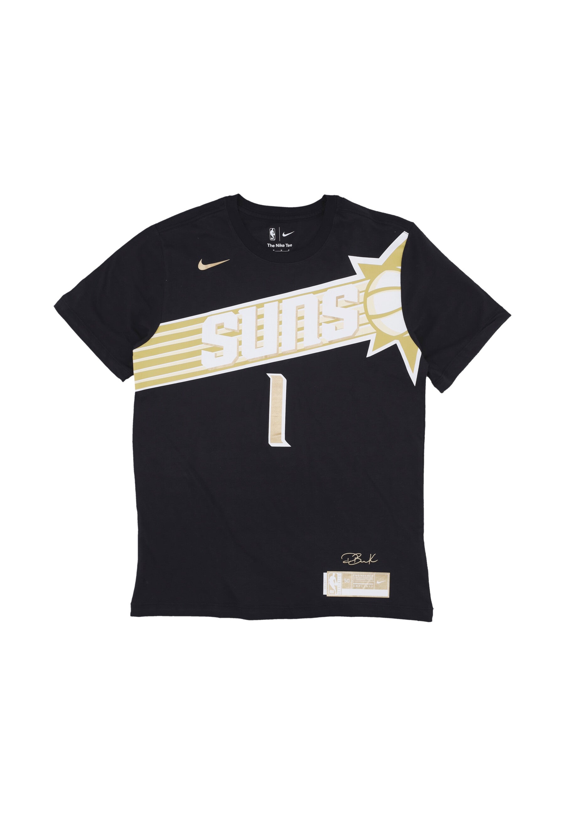 Maglietta Uomo Nba Selected Series Tee No 1 Devin Booker Phosun Black FV8901-010