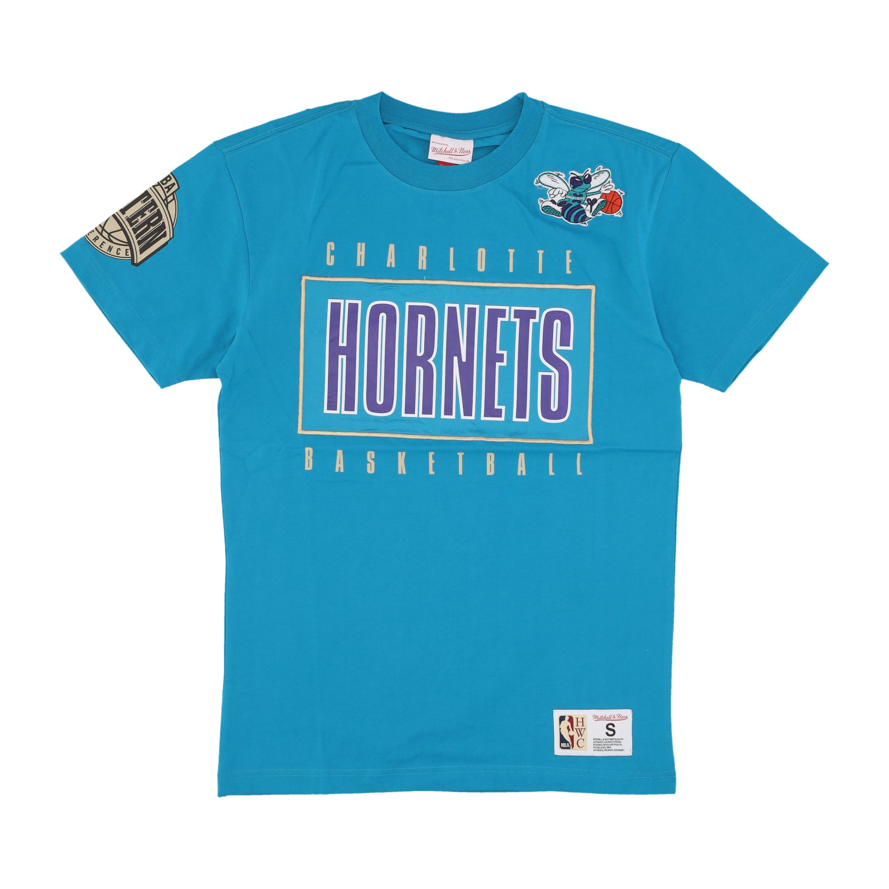 Maglietta Uomo Nba Team Og 2.0 Premium Vintage Logo Tee Chahor Original Team Colors TCRW7096-CHOYYPPPHRBL