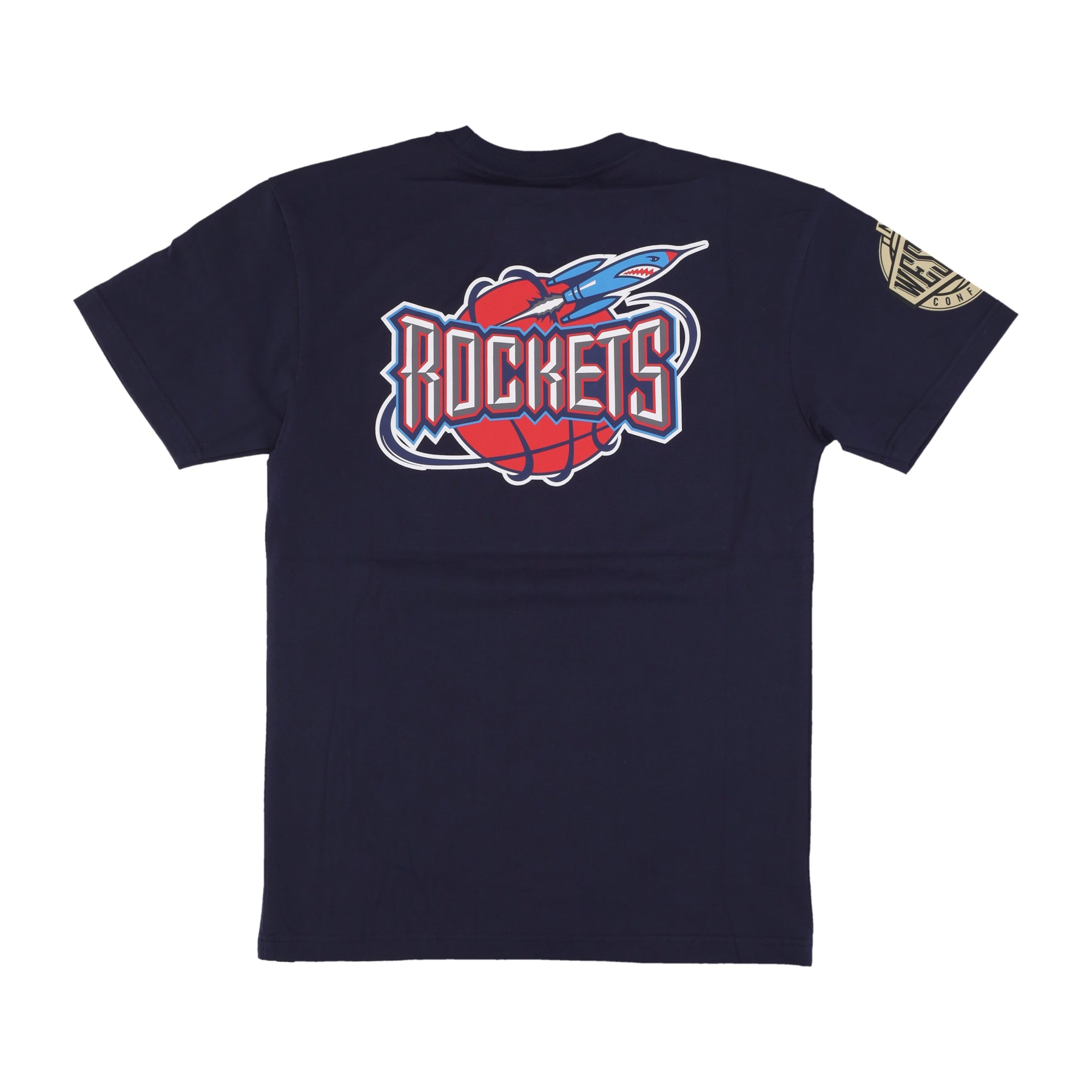 Maglietta Uomo Nba Team Og 2.0 Premium Vintage Logo Tee Houroc Original Team Colors TCRW7096-HROYYPPPNAVY