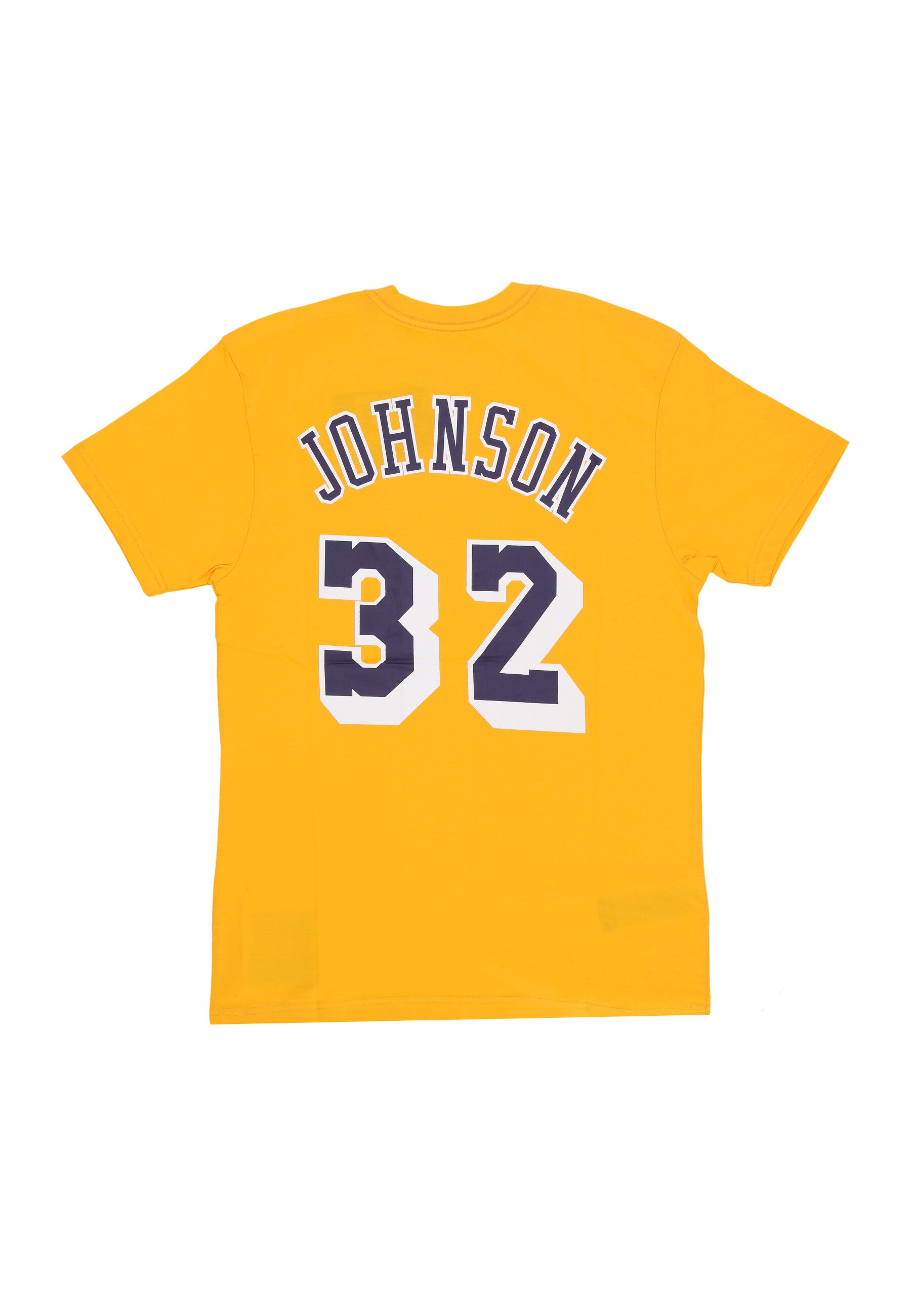 Maglietta Uomo Nba Tee No 32 Magic Johnson Loslak Original Team Colors BMTRINTL1074-LALMJYELL