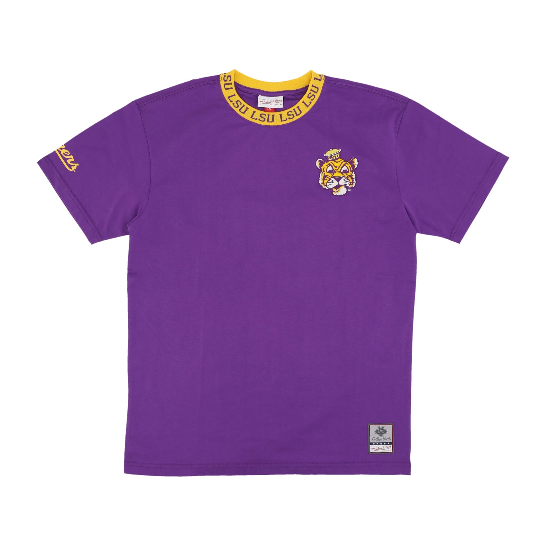 Maglietta Uomo Ncaa Jacquard Ringer Logo Tee Loutig Purple TCRW6601-LSUYYPPPPURP