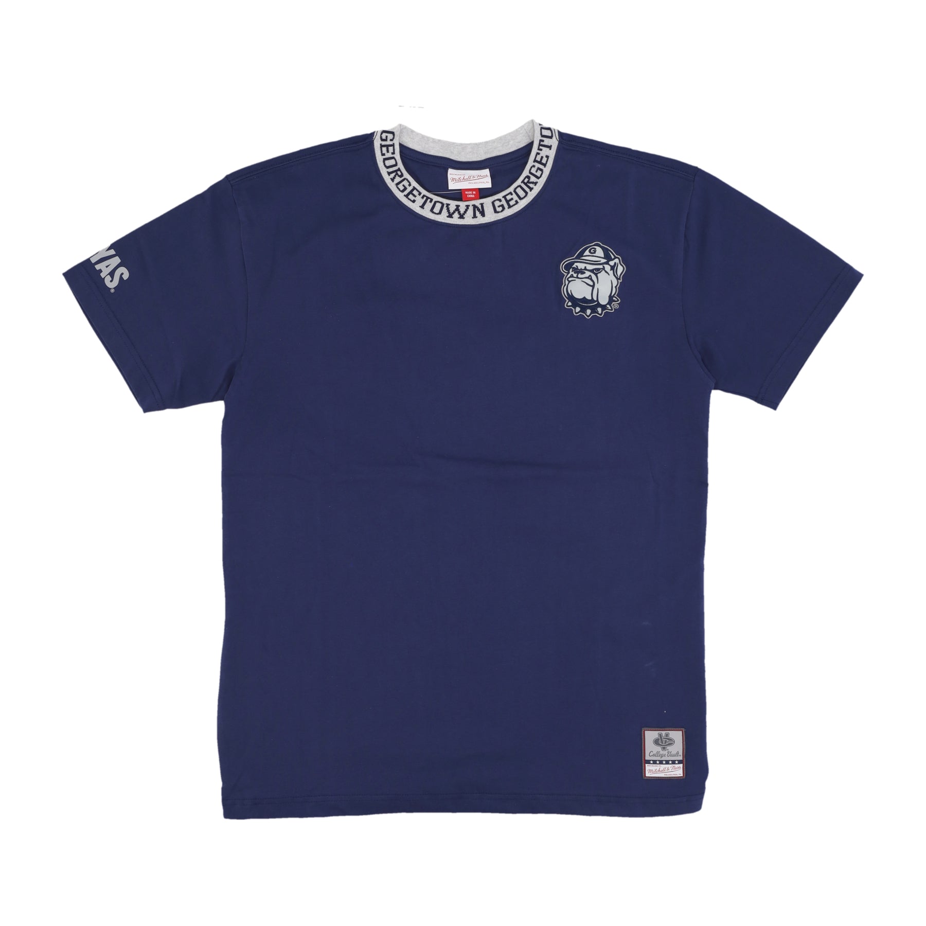 Maglietta Uomo Ncaa Jacquard Ringer Vintage Logo Tee Geohoy Navy TCRW6601-GTWYYPPPNAVY