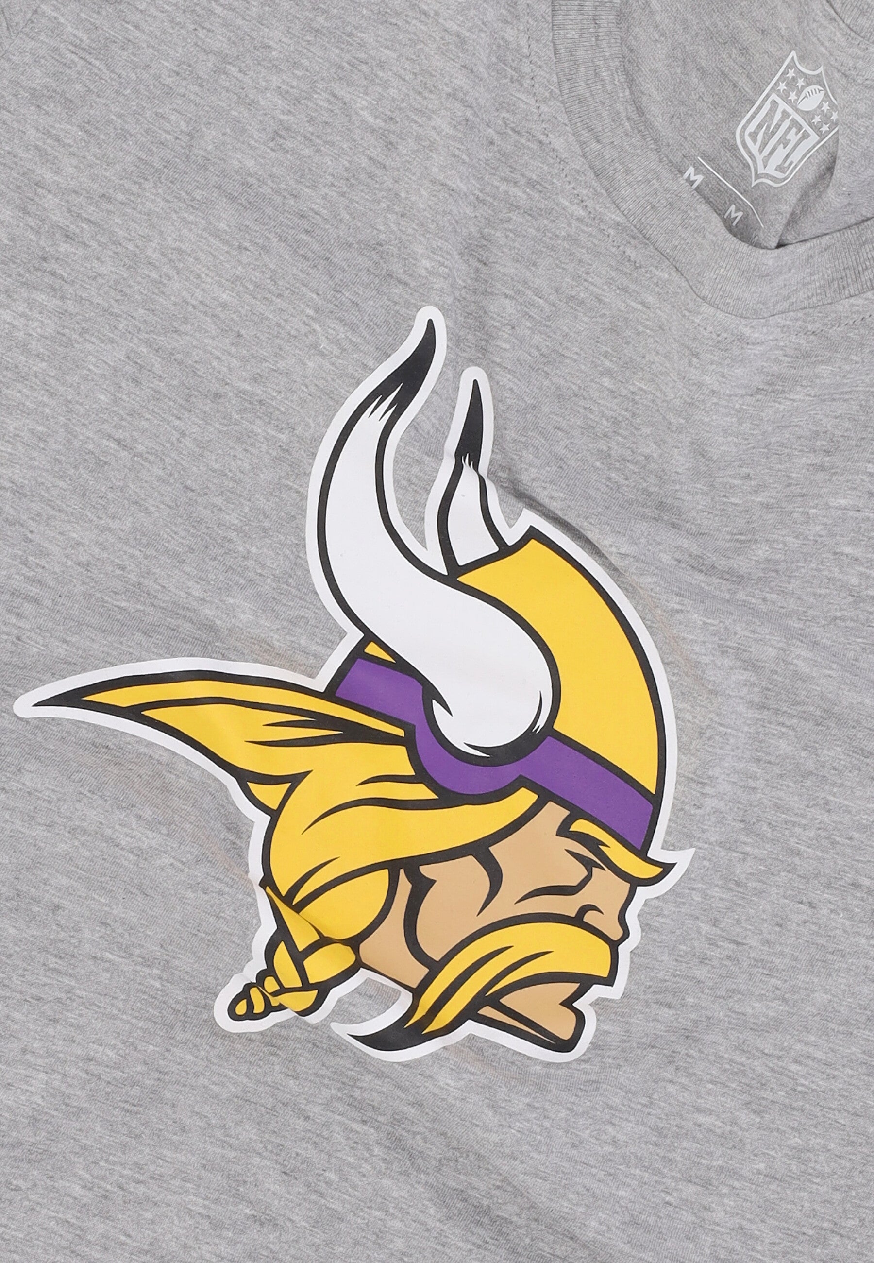 Maglietta Uomo Nfl Primary Logo Graphic Tee Minvik Sport Grey Heather 108M-00U2-9M-02K